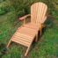 fotel ogrodowy adirondack z podnozkiem teak 6